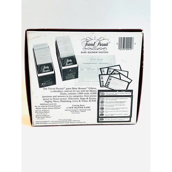 Vintage Trivial Pursuit - Baby Boomer Edition | Nostalgic Fun for Boomers - Picture 2 of 12